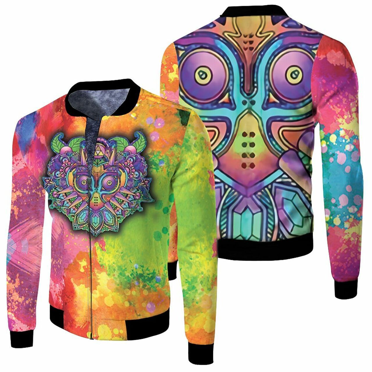 Majora Antagonist Legend Of Zelda Abstract 3D T Shirt Hoodie Sweater Jersey Bomber Jacket Model 3608 Bomber Jacket Majora Antagonist Legend Of Zelda Abstract 3D T Shirt Hoodie Sweater Jersey Bomber Jacket Model 3608 Bomber Jacket