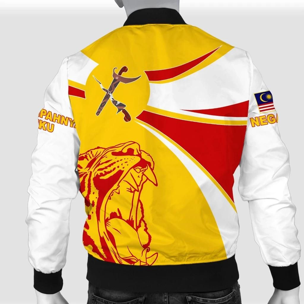 Malaysia Round Coat Of Arms Lion Men A10 Bomber Jacket Malaysia Round Coat Of Arms Lion Men A10 Bomber Jacket