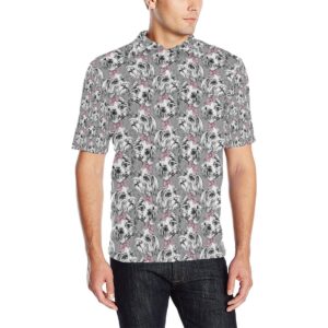 Maltese Pattern Print Design 01 Men Polo Shirt