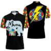 Mama Bear & Son Autism Support Polo Shirt
