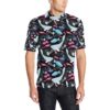 Manatee Pattern Print Design 02 Men Polo Shirt