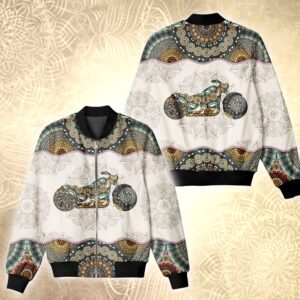 Mandala motorcycle 3D All Over Printed Shirt