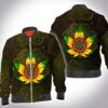 Mandala sunflower weed 3D All Over Printed Shirt