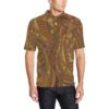 Maori Ornament Design Print Men Polo Shirt