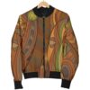 Maori Ornament Design Print Women's Bomber Jacket