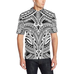 Maori Pattern Print Design 06 Men Polo Shirt