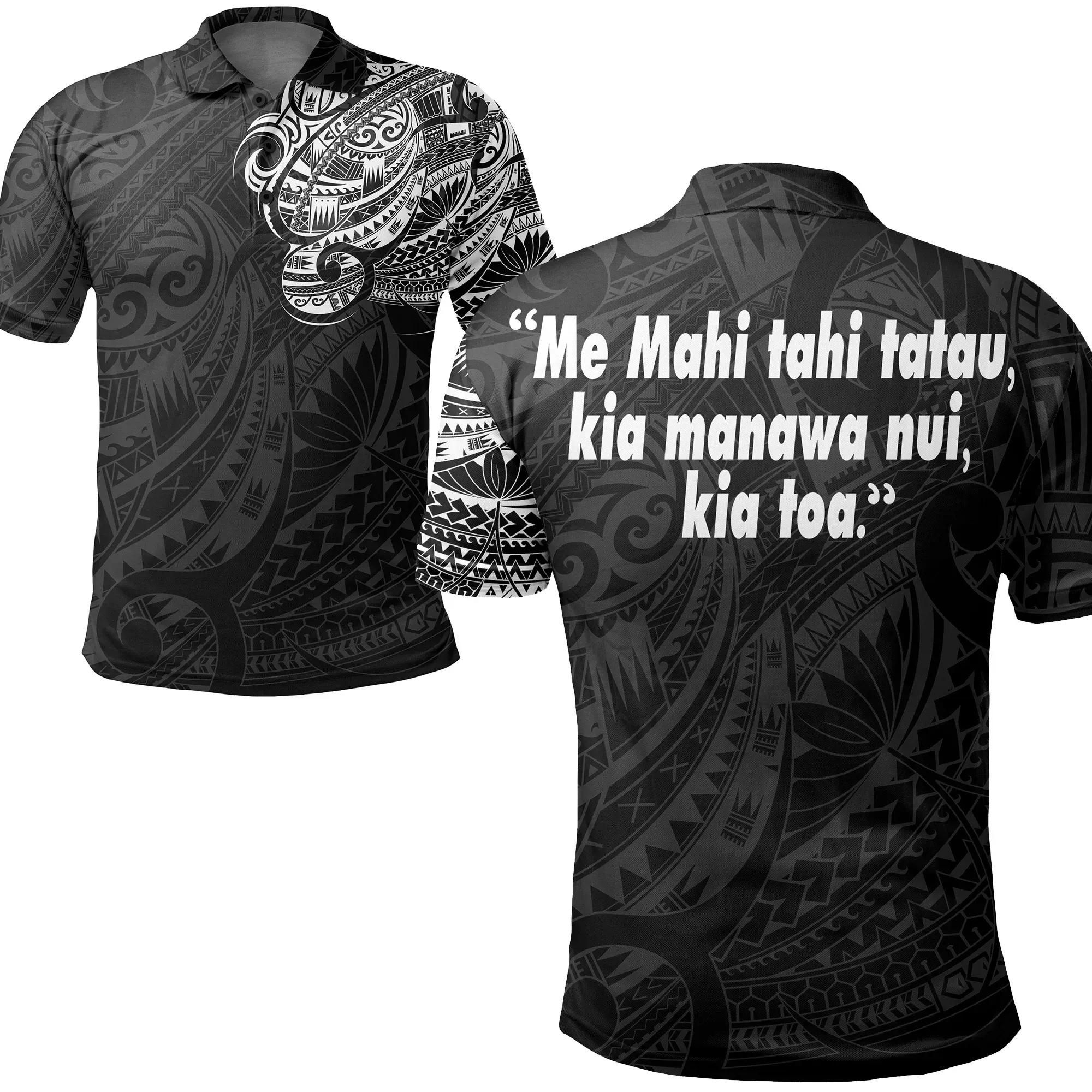 Maori Tattoo Polo Shirt - Spirit and Heart We Are Strong A7 Maori Tattoo Polo Shirt - Spirit and Heart We Are Strong A7