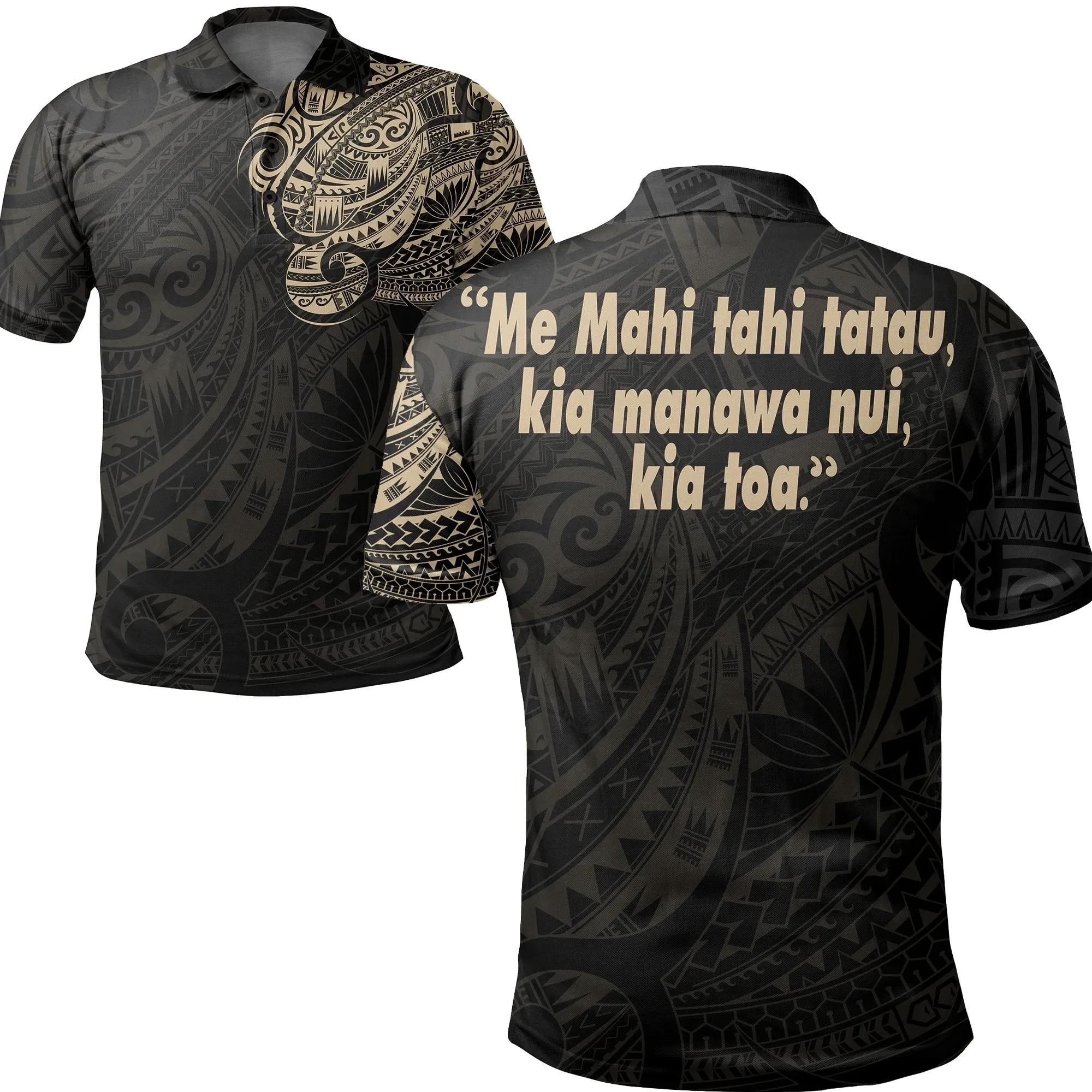Maori Tattoo Polo Shirt - Spirit and Heart We Are Strong A7 Maori Tattoo Polo Shirt - Spirit and Heart We Are Strong A7