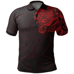 Maori Tattoo Style Polo Shirt A7