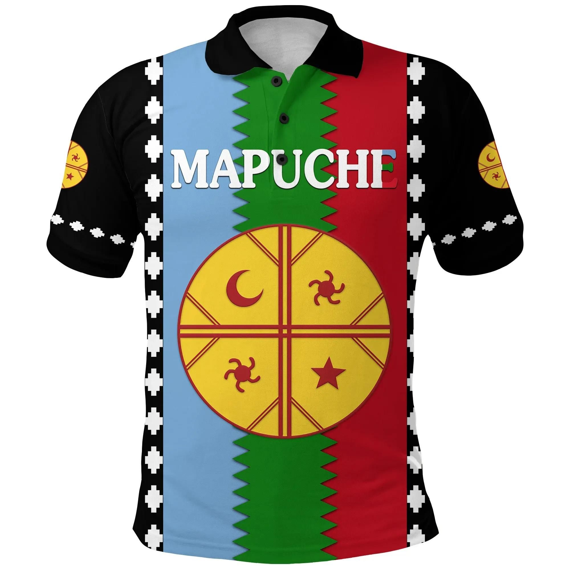 Mapuche Polo Shirt Pride Version K8 Mapuche Polo Shirt Pride Version K8