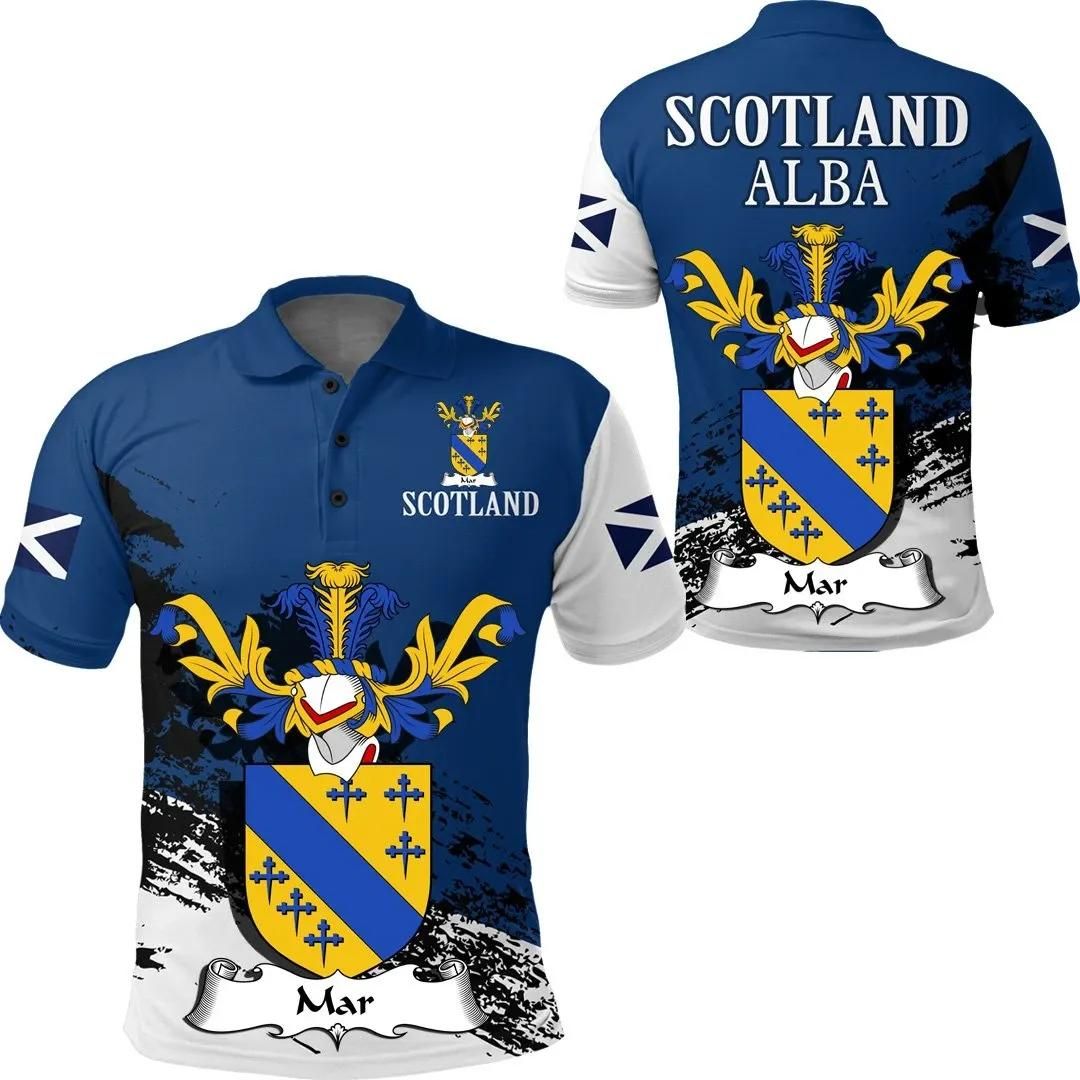 Mar Scottish Family Crest Scotland Special Polo Shirt - Golf Shirt A7 Mar Scottish Family Crest Scotland Special Polo Shirt - Golf Shirt A7