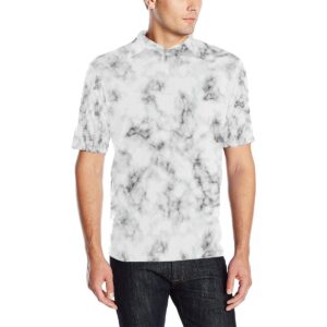 Marble Pattern Print Design 01 Men Polo Shirt