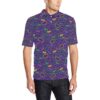 Mardi Gras Pattern Print Design 04 Men Polo Shirt