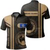 Mariana Islands Gold Polo Shirt- Boba Style - AH - J14