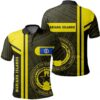 Mariana Islands Yellow Polo Shirt- Boba Style - AH - J14