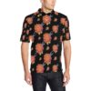 Marigold Pattern Print Design 01 Men Polo Shirt