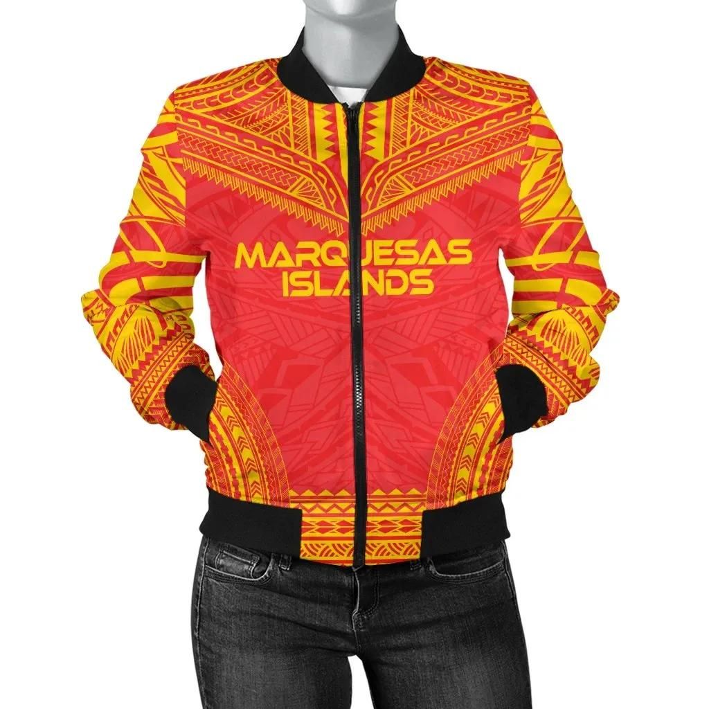 Marquesas Islands Flag Polynesian Chief Women'S Bomber Jacket - Bn10 Bomber Jacket Marquesas Islands Flag Polynesian Chief Women'S Bomber Jacket - Bn10 Bomber Jacket