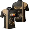 Marquesas Islands Gold Polo Shirt- Boba Style - AH - J14