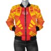Marquesas Islands Women Bomber Jacket - Polynesian Tattoo Flag - BN0110 Bomber Jacket