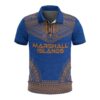 Marshall Islands Polo Shirt - Polynesian Chief Flag Version - BN10