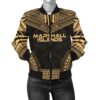 Marshall Islands Polynesian Chief Women'S Bomber Jacket - Gold Version - Bn10 Bomber Jacket