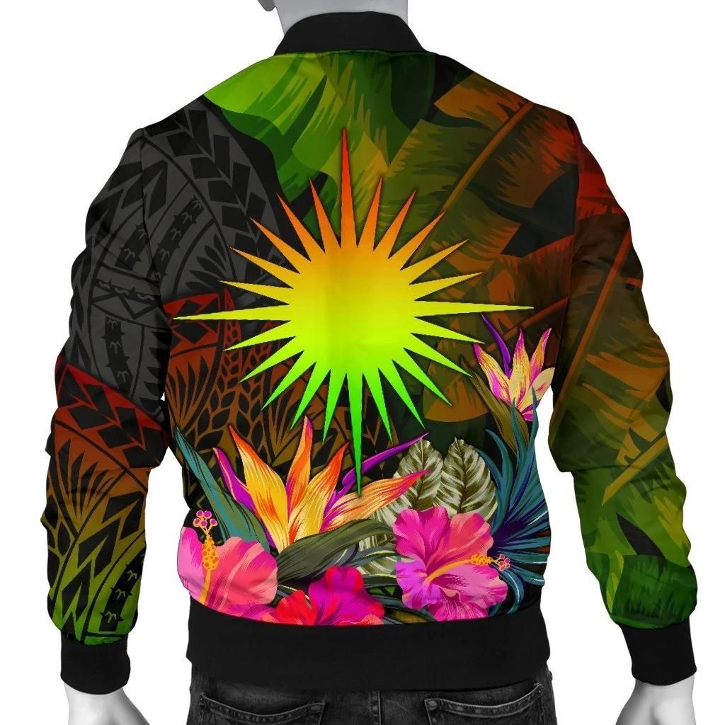 Marshall-Islands-Polynesian-Personalised-Mens-Bomber-Jacket-Hibiscus-and-Banana-Leaves-BN15-Bomber-Jacket-1