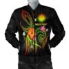 Marshall Islands Polynesian Personalised Men's Bomber Jacket - Legend of Marshall Islands (Reggae) - BN15 Bomber Jacket