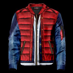 Marty Mcfly Cel Shaded Bomber Jacket
