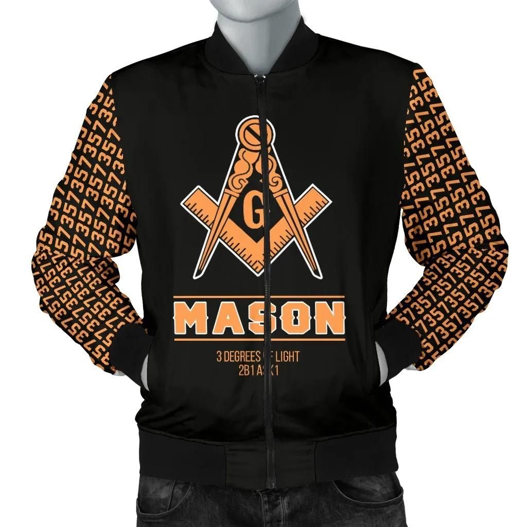 Masonic Men's Bomber Jacket A27 Bomber Jacket Masonic Men's Bomber Jacket A27 Bomber Jacket