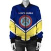 Massachusetts Coat Of Arms Women Bomber Jacket Lucian Style JW5 Bomber Jacket