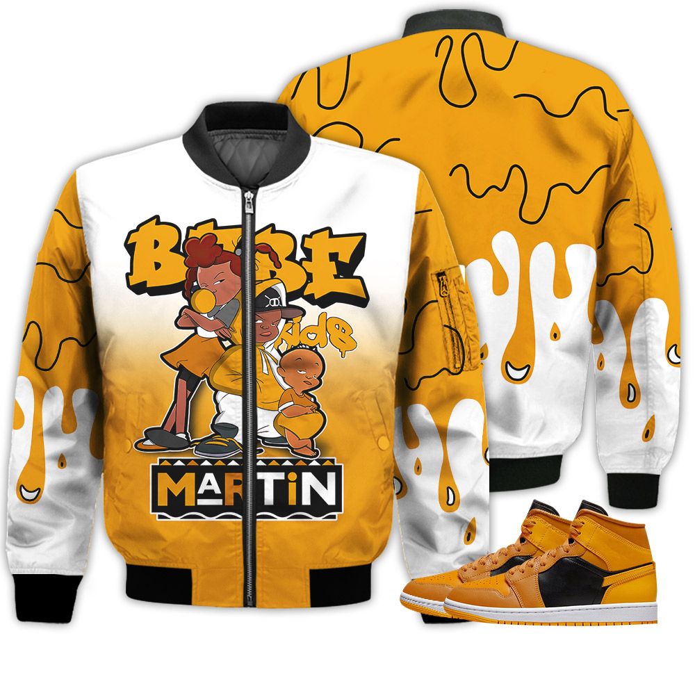 Match Kicks Tees JD 1 Mid Chutney - Martin Bebe's Kids 90s Melanin - Mid Chutney 1s Gifts Unisex Matching 3D Bomber Jacket Match Kicks Tees JD 1 Mid Chutney - Martin Bebe's Kids 90s Melanin - Mid Chutney 1s Gifts Unisex Matching 3D Bomber Jacket