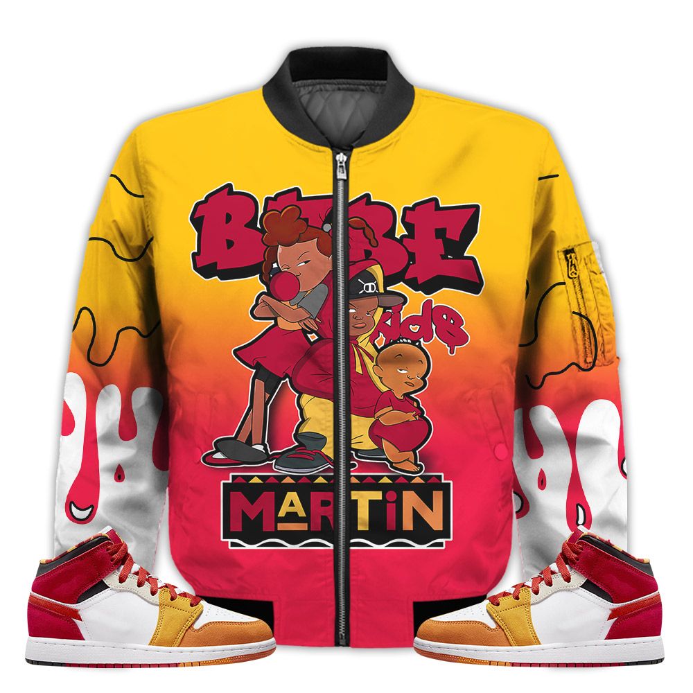 Match-Kicks-Tees-JD-1-Mid-Picnic-Martin-Bebes-Kids-90s-Melanin-Mid-Picnic-1s-Gifts-Unisex-Matching-3D-Bomber-Jacket-1