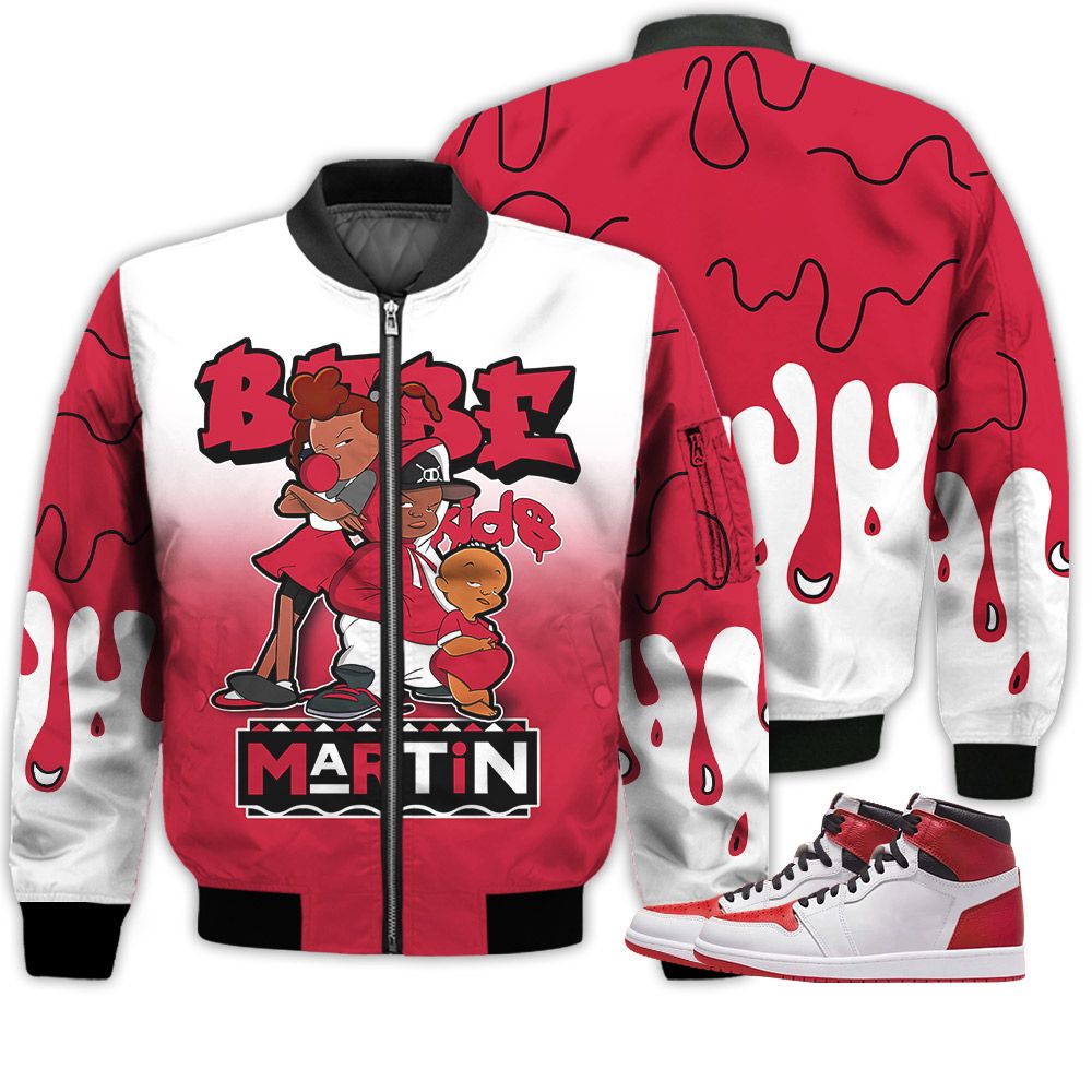 Match Kicks Tees JD 1 Retro High OG Heritage - Martin Bebe's Kids 90s Melanin - OG Heritage 1s Gifts Unisex Matching 3D Bomber Jacket Match Kicks Tees JD 1 Retro High OG Heritage - Martin Bebe's Kids 90s Melanin - OG Heritage 1s Gifts Unisex Matching 3D Bomber Jacket