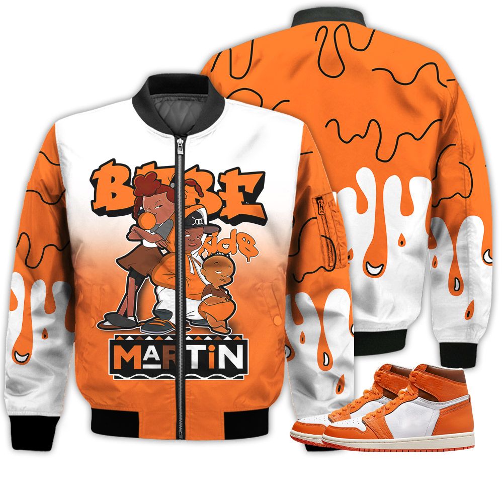 Match Kicks Tees JD 1 Retro High OG Starfish - Martin Bebe's Kids 90s Melanin - High OG Starfish 1s Gifts Unisex Matching 3D Bomber Jacket Match Kicks Tees JD 1 Retro High OG Starfish - Martin Bebe's Kids 90s Melanin - High OG Starfish 1s Gifts Unisex Matching 3D Bomber Jacket
