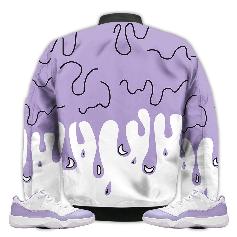 Match-Kicks-Tees-JD-11-Low-Pure-Violet-Martin-Bebes-Kids-90s-Melanin-Pure-Violet-11s-Gifts-Unisex-Matching-3D-Bomber-Jacket-2