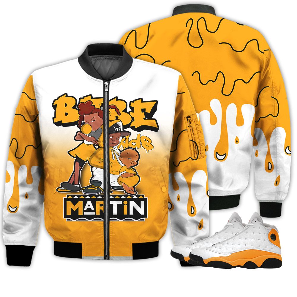 Match Kicks Tees JD 13 Retro Del Sol - Martin Bebe's Kids 90s Melanin - Del Sol 13s Gifts Unisex Matching 3D Bomber Jacket Match Kicks Tees JD 13 Retro Del Sol - Martin Bebe's Kids 90s Melanin - Del Sol 13s Gifts Unisex Matching 3D Bomber Jacket