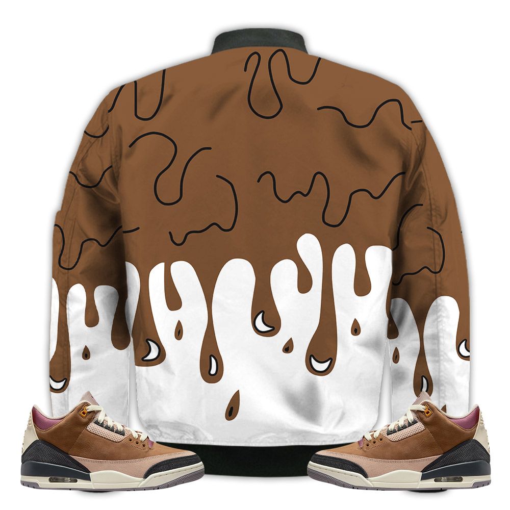 Match-Kicks-Tees-JD-3-Archaeo-Brown-Martin-Bebes-Kids-90s-Melanin-Archaeo-Brown-3s-Gifts-Unisex-Matching-3D-Bomber-Jacket-2