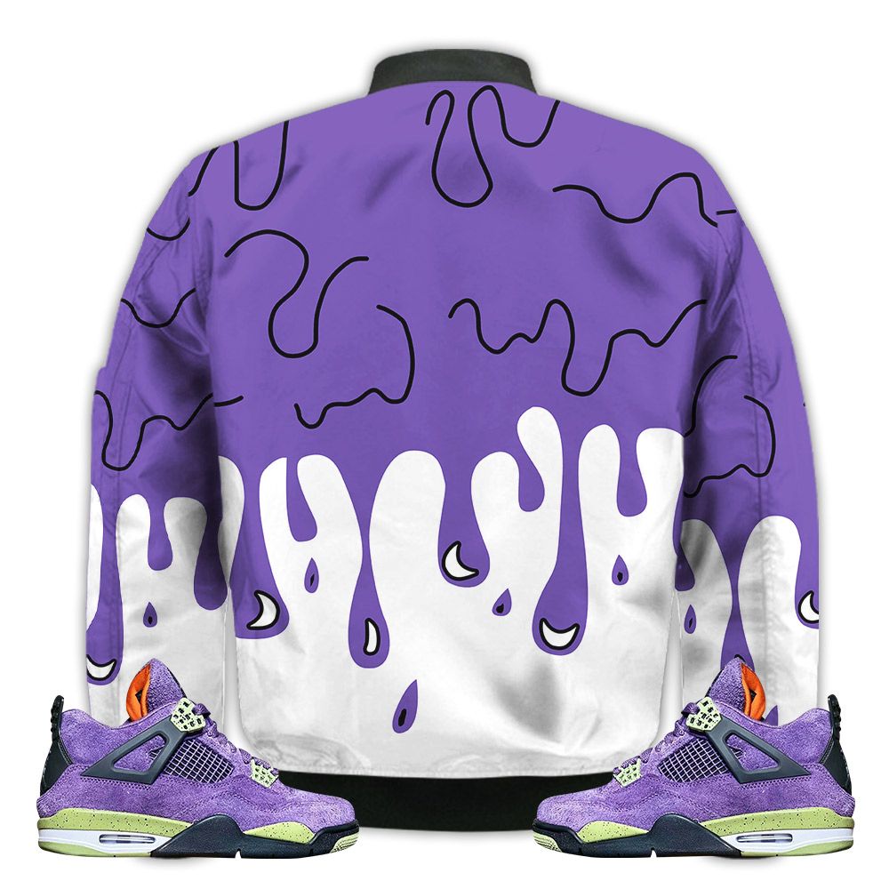 Match-Kicks-Tees-JD-4-Canyon-Purple-Martin-Bebes-Kids-90s-Melanin-Canyon-Purple-4s-Gifts-Unisex-Matching-3D-Bomber-Jacket-2