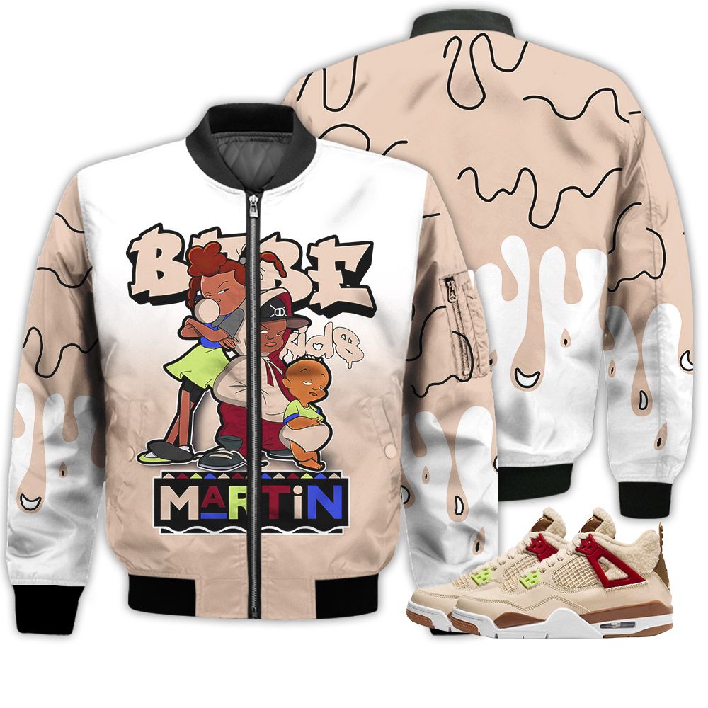 Match Kicks Tees JD 4 GG Wild Things - Martin Bebe's Kids 90s Melanin - GG Wild Things 4s Gifts Unisex Matching 3D Bomber Jacket Match Kicks Tees JD 4 GG Wild Things - Martin Bebe's Kids 90s Melanin - GG Wild Things 4s Gifts Unisex Matching 3D Bomber Jacket