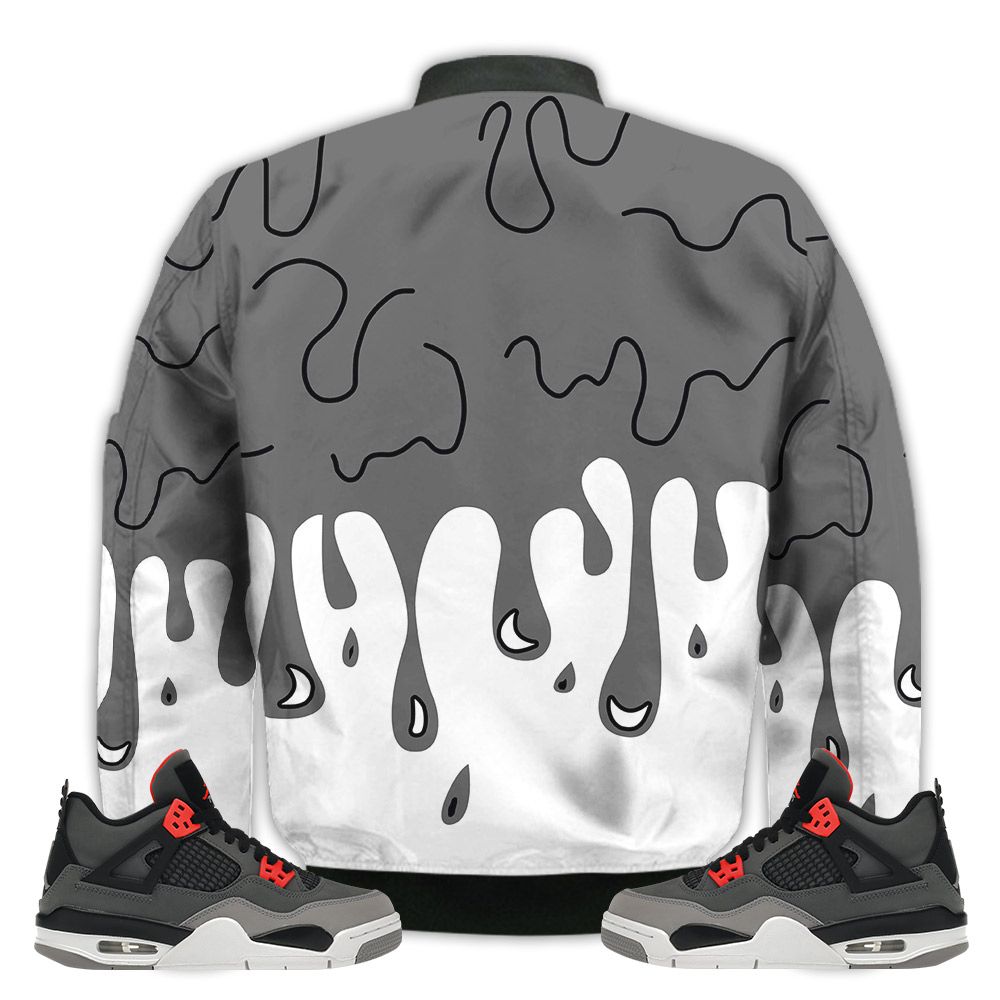 Match-Kicks-Tees-JD-4-Retro-Infrared-Martin-Bebes-Kids-90s-Melanin-Retro-Infrared-4s-Gifts-Unisex-Matching-3D-Bomber-Jacket-2
