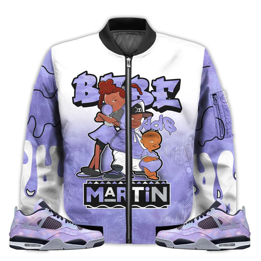 Match-Kicks-Tees-JD-4-Retro-Zen-Master-Martin-Bebes-Kids-90s-Melanin-Zen-Master-4s-Gifts-Unisex-Matching-3D-Bomber-Jacket-1