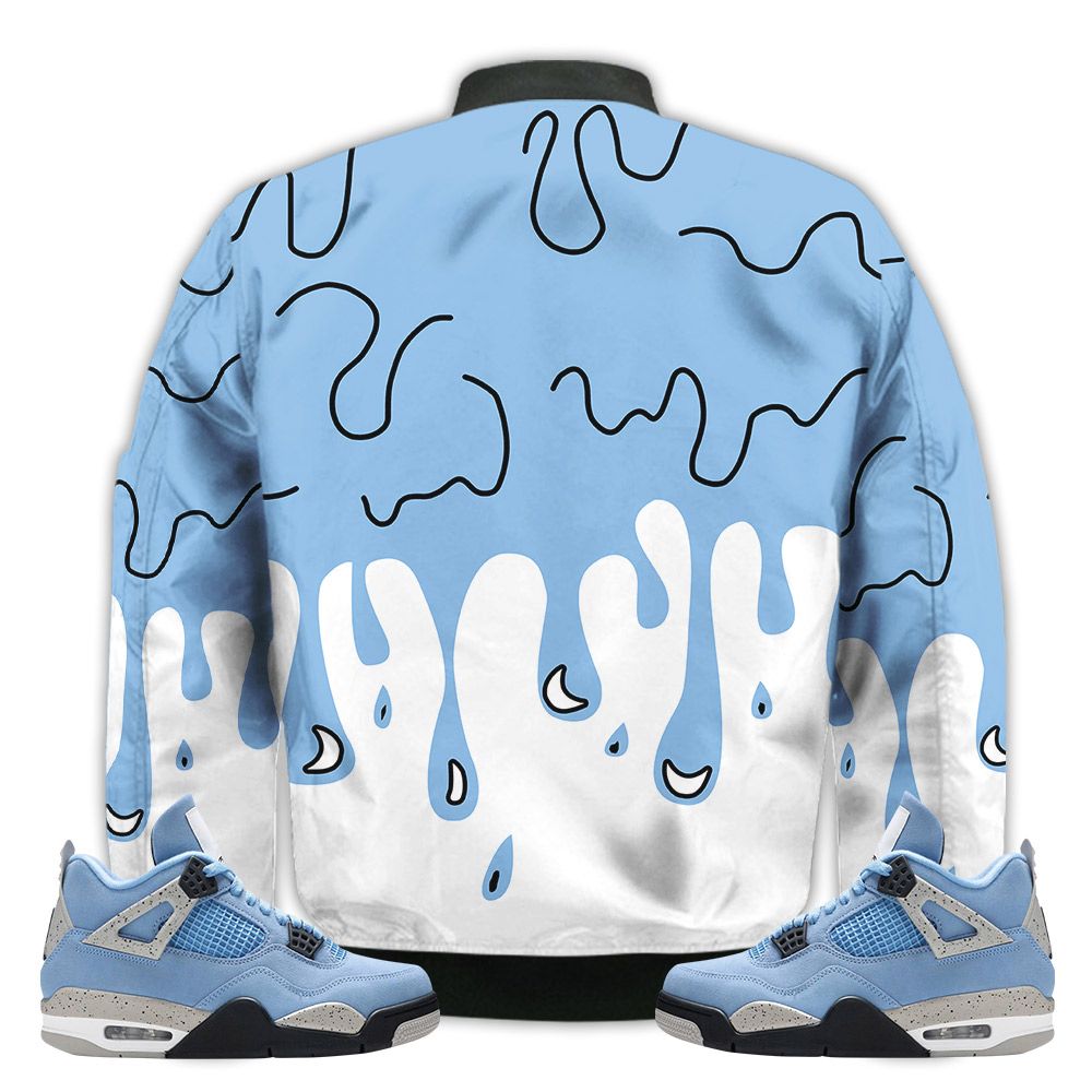 Match-Kicks-Tees-JD-4-University-Blue-Martin-Bebes-Kids-90s-Melanin-University-Blue-4s-Gifts-Unisex-Matching-3D-Bomber-Jacket-2