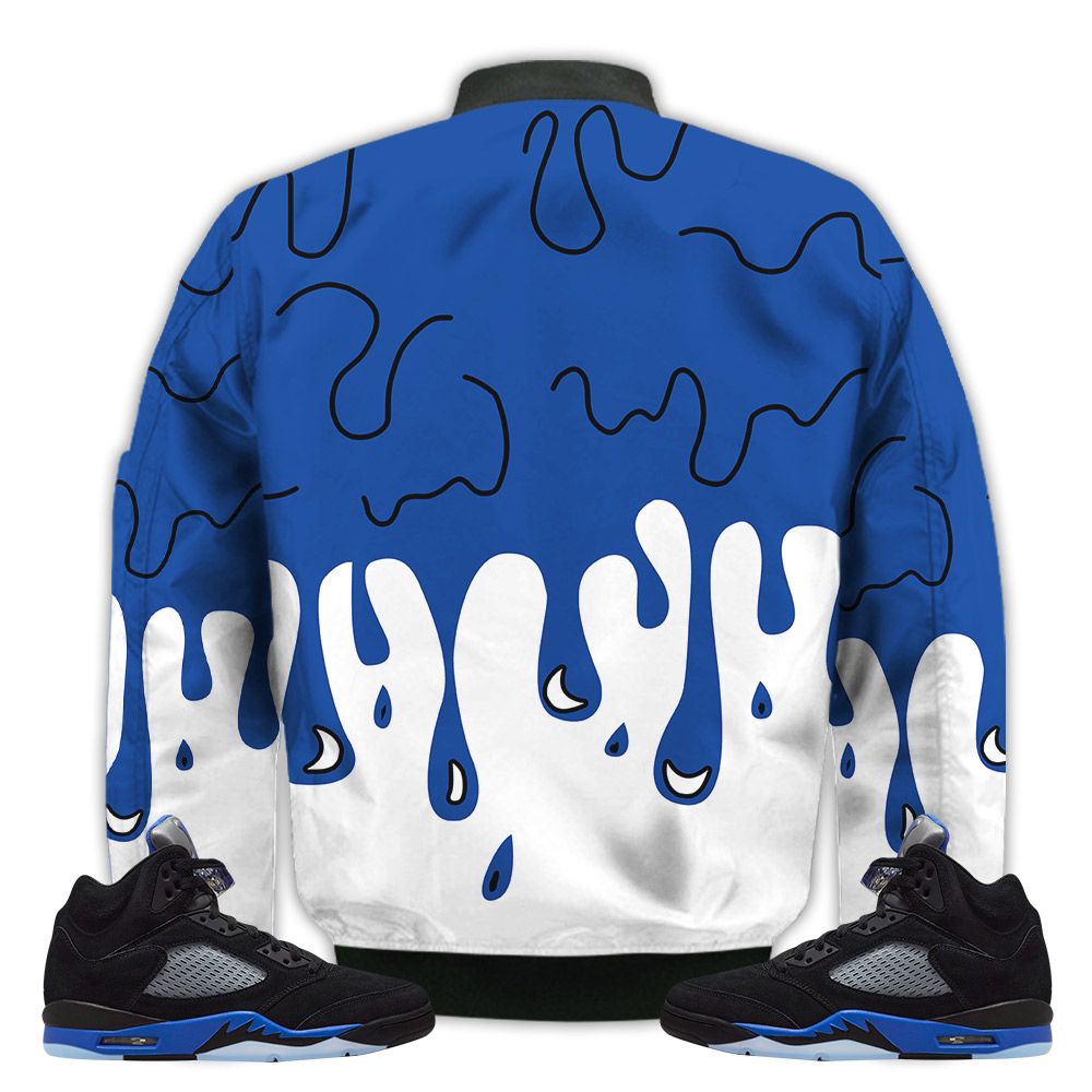 Match-Kicks-Tees-JD-5-Retro-Racer-Blue-Martin-Bebes-Kids-90s-Melanin-Racer-Blue-5s-Gifts-Unisex-Matching-3D-Bomber-Jacket-2