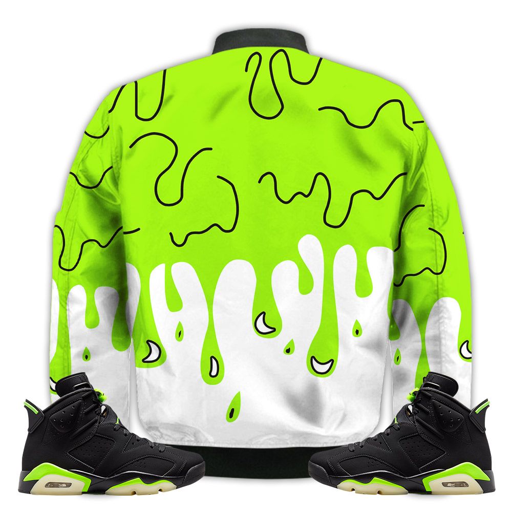 Match-Kicks-Tees-JD-6-Electric-Green-Martin-Bebes-Kids-90s-Melanin-Electric-Green-6s-Gifts-Unisex-Matching-3D-Bomber-Jacket-2