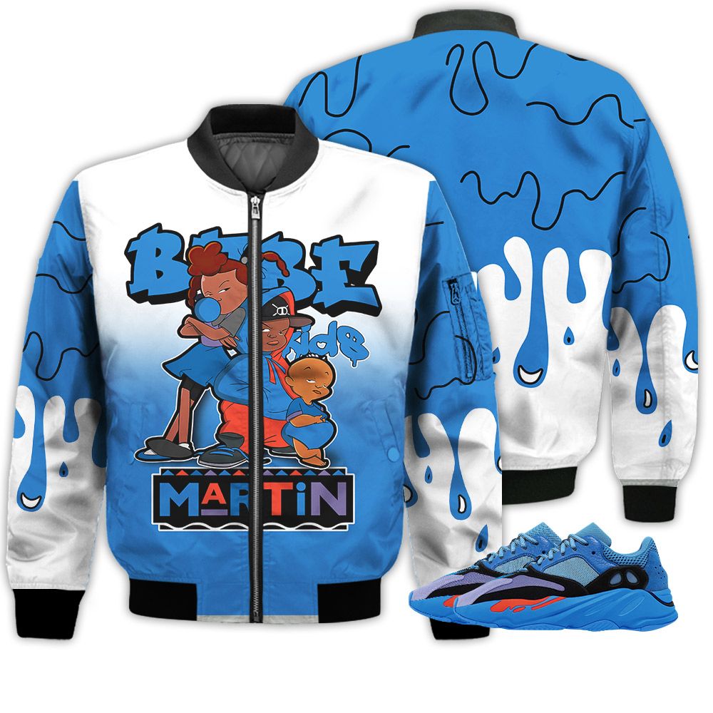 Match Kicks Tees Yz 700 V1 Hi-Res Blue - Martin Bebe's Kids 90s Melanin - V1 Hi-Res Blue 700s Gifts Unisex Matching 3D Bomber Jacket Match Kicks Tees Yz 700 V1 Hi-Res Blue - Martin Bebe's Kids 90s Melanin - V1 Hi-Res Blue 700s Gifts Unisex Matching 3D Bomber Jacket