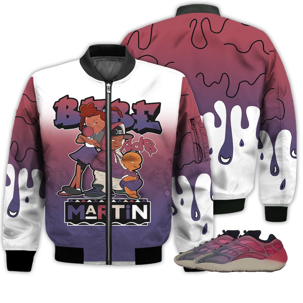 Match Kicks Tees Yz 700 V3 Fade Carbon - Martin Bebe's Kids 90s Melanin - V3 Fade Carbon 700s Gifts Unisex Matching 3D Bomber Jacket Match Kicks Tees Yz 700 V3 Fade Carbon - Martin Bebe's Kids 90s Melanin - V3 Fade Carbon 700s Gifts Unisex Matching 3D Bomber Jacket