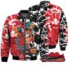 Match My Kids Shirt Yz Boost 700 Hi-Res Red - We Bay-Bay Kids 90s Melanin Tiedye - Hi-Res Red 700s Gifts Unisex Matching 3D Bomber Jacket