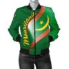 Mauritania Women's Bomber Jacket - Mauritania Flag and Coat Of Arms - BN18 Bomber Jacket