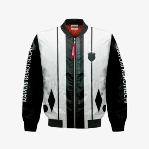 Mayuri Kurotsuchi Twelfth Division Bomber Jacket Custom Bleach Cosplay Costumes Bomber Jacket