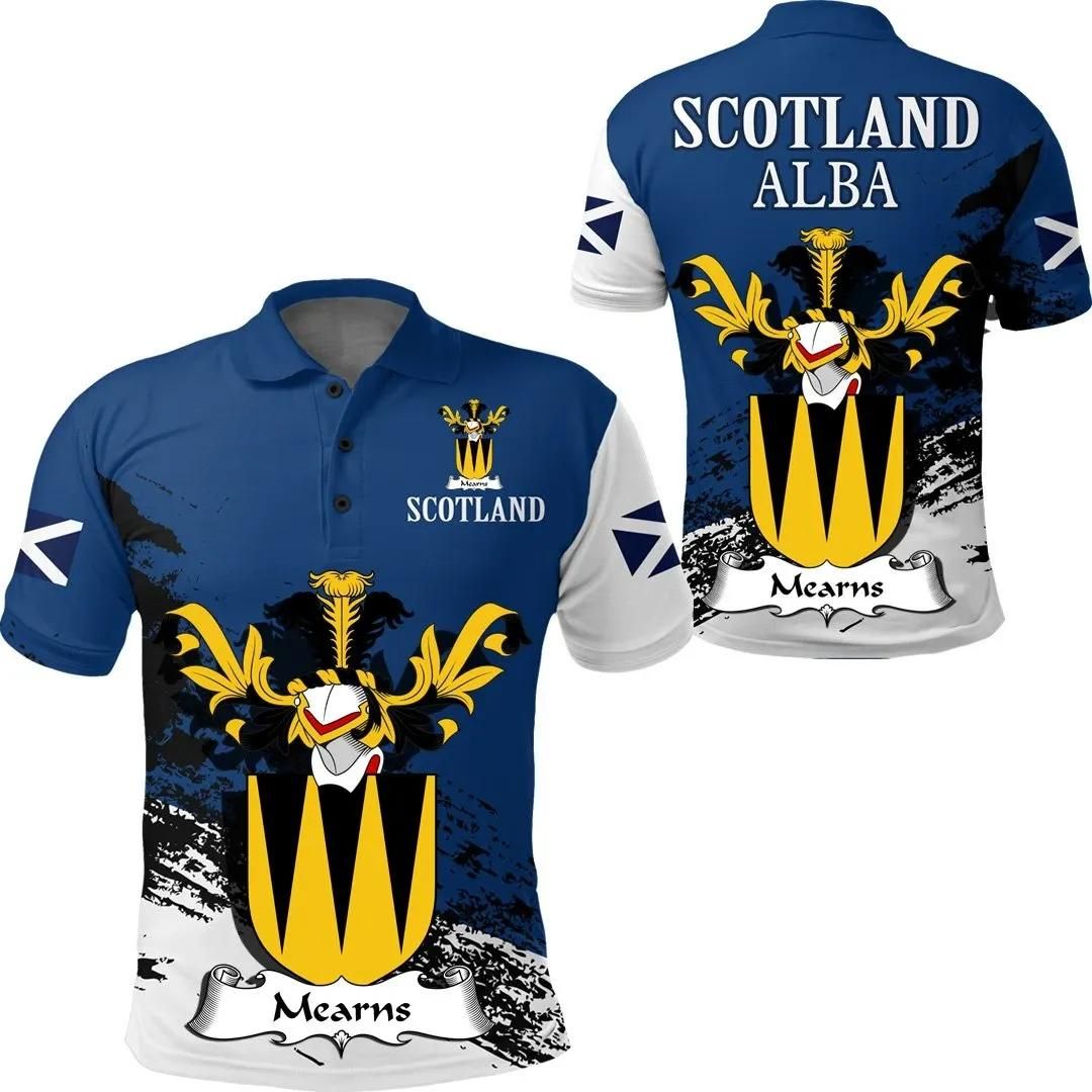 Mearns Scottish Family Crest Scotland Special Polo Shirt - Golf Shirt A7 Mearns Scottish Family Crest Scotland Special Polo Shirt - Golf Shirt A7